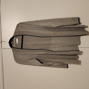 Grey and black cardigan